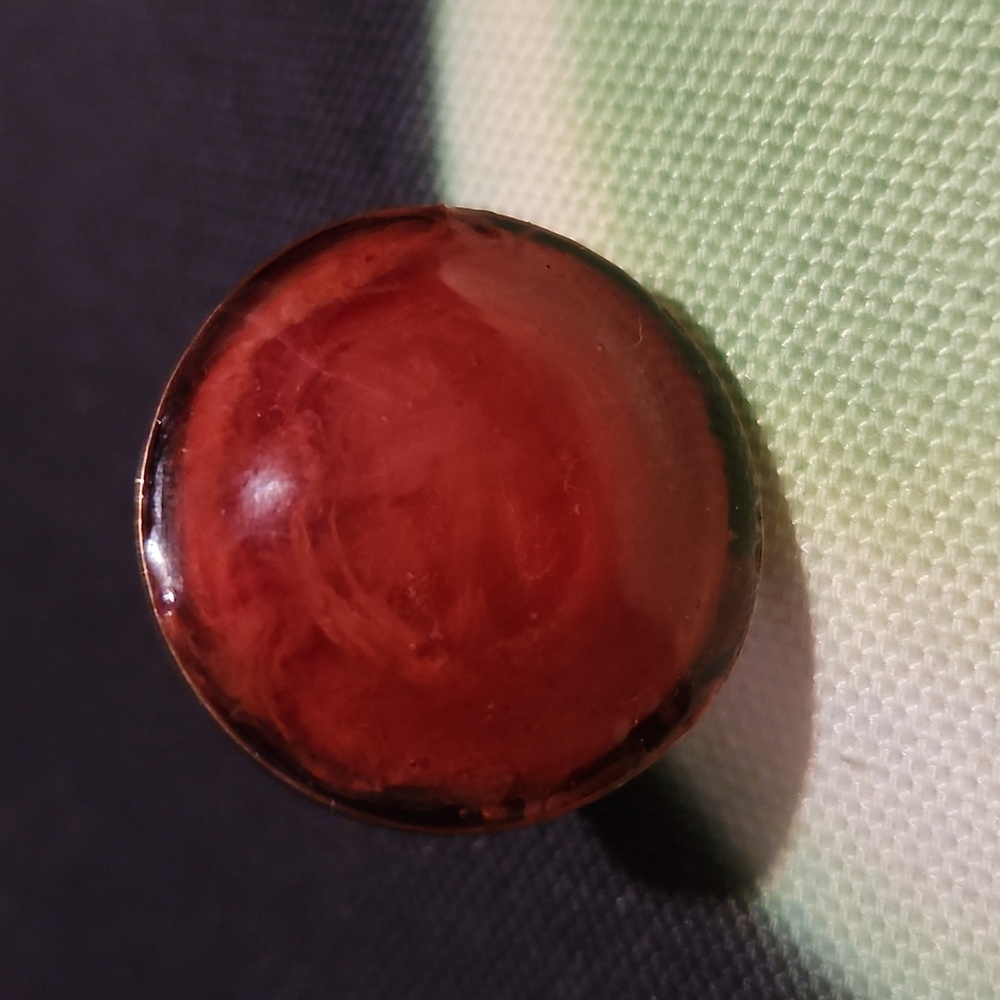 Red/Orange Circular Ring.